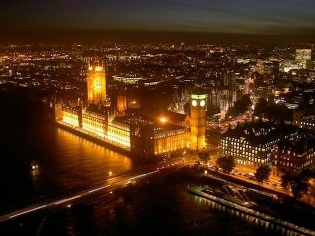 Лондон ночью