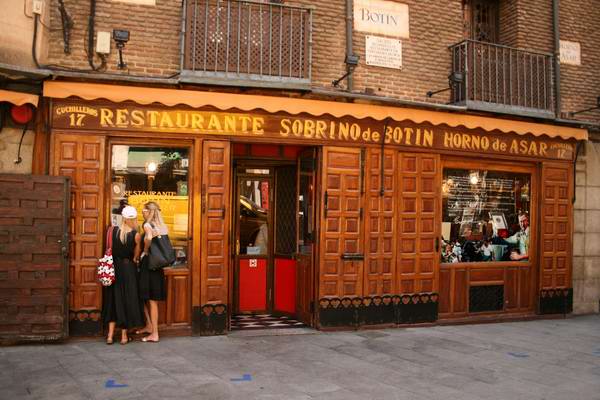 самый старый ресторан в мире Sobrino de Botín Испания